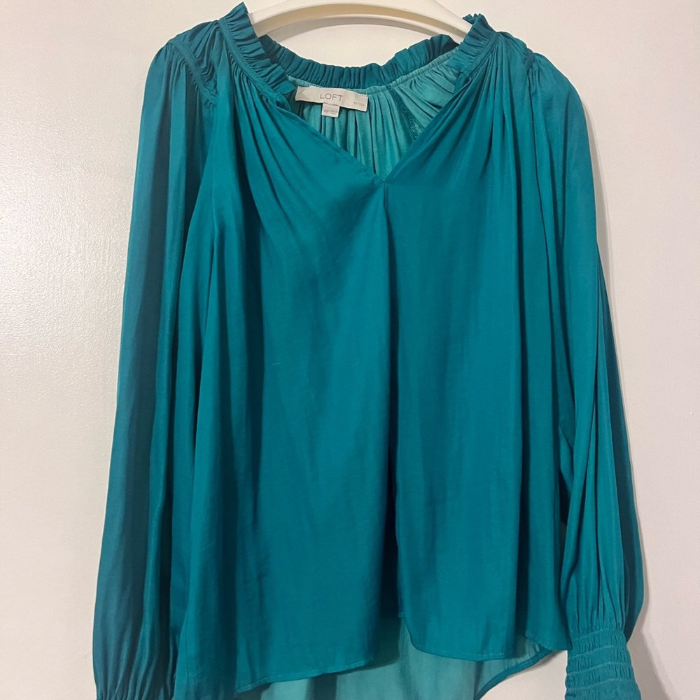 LOFT Emerald Blouse